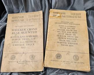 1950's ARMY TRUCK MAINTENANCE MANUAL