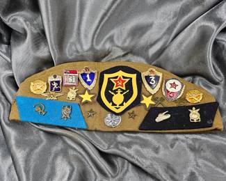 SOVIET ARMY VETERAN SOUVENIR OVERSEAS CAP