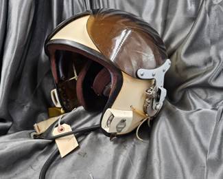 SOVIET RUSSIAN PILOT HELMET AIR FORCE ZSH-5 MIG 25 COMMUNIST FORCES CAMPAIGNS