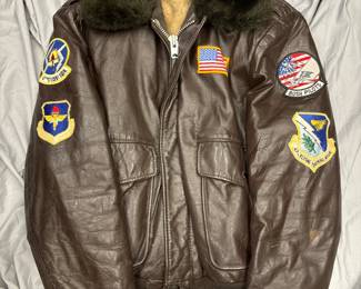 47th FLYING TRAINING WING LEATHER FLIGHT JACKET