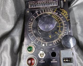 WWII MASTER CONTROL AIRCRAFT CAMERA PANEL, TYPE C-4
