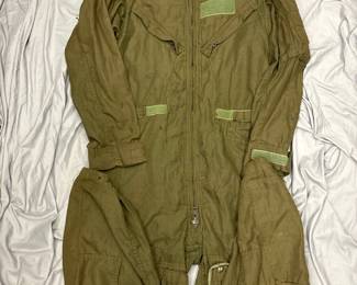 VIETNAM ERA TYPE GS/FRP-4 HBT FLIGHT COVERALLS