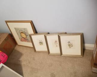 Framed artwork