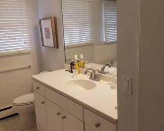 Bath vanity; vanity lights