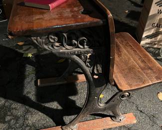 Antique School Desk