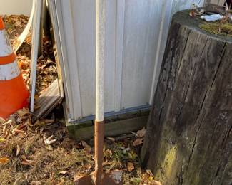 Wood Handle Square gardening shovel 