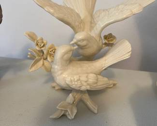 Lenox Porcelain Doves / Wedding Cake Topper - Promises Millenium Collection 