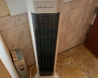 Artic Art Tower Fan with evaporative water cooling 