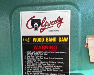 Grizzly Wood Band Saw 