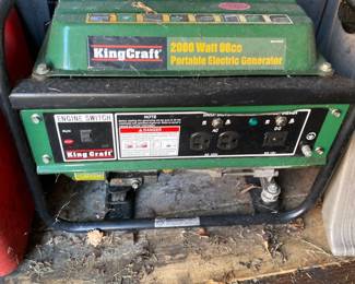 KingCraft 2000 Watt Portable Electric Generator 