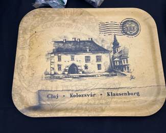 Cluj . Kolozsvar . Klausenburg Tray 