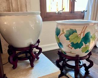 Gorgeous pots with stands