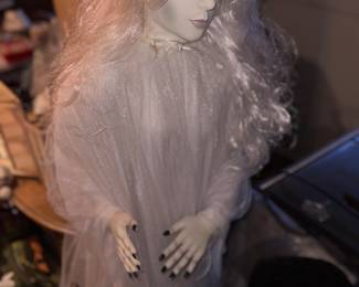 Halloween Decor stands tall.