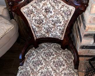 Antique Victorian Eastlake Chair 