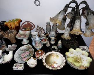 Vintage / Antique China & Table Lamp