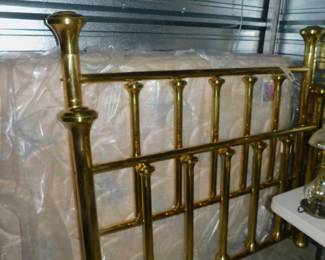 Queen Size Brass Bed