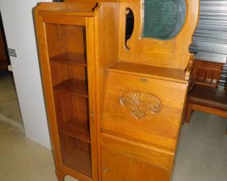 Antique Side By Side Larkin Drop Front Desk. It Is In Beautiful Condition