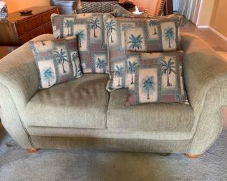 Soft-cloth Match Sofa & Loveseat
