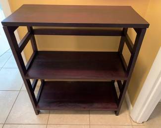 3-Shelf Small Hardwood bookshelf