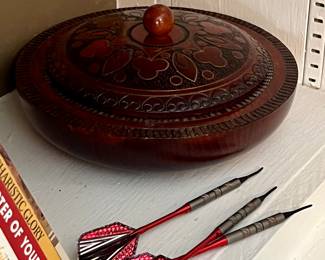 Polish wood trinket box