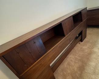 Mid century modern Broyhill - Saga - king headboard