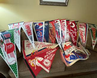Vintage sports memorabilia