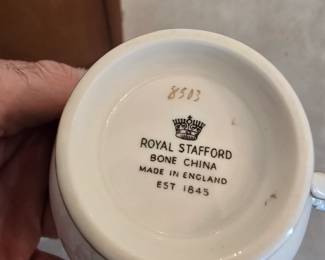 RoyalnStafford fine Bone China numbered and signed