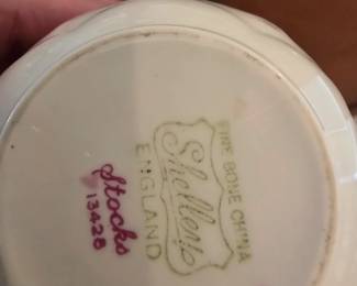 Shelley England Stocks Fine Bone China
