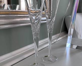 Waterford champagne flutes