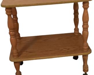 Side Table on Wheels