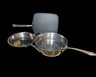 Tramintina and Circulon Skillets