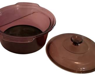 Corning Vision Plum Glass Cookware