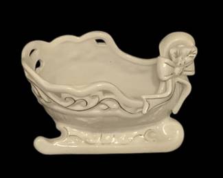 Reindeer and Sled Figurines