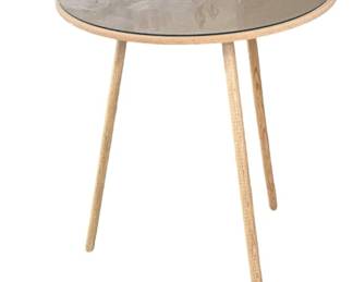 Glass Top Side Table