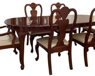 Wood Dining Table and Chairs