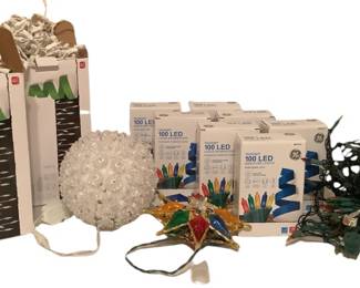 Christmas Lights and Tree Toppers