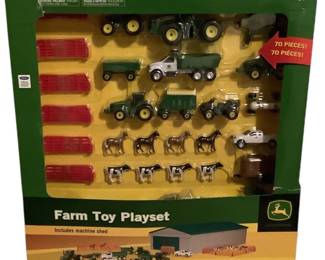 John Deer Farm Toy Play Set