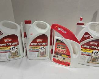 Four Containers Of Home Defense Insect Killer