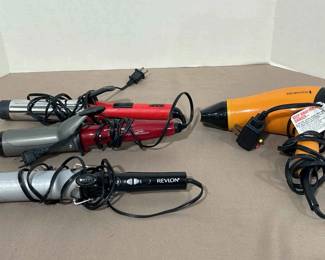 Curling Irons And Hair Dryer 