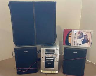 Philips MC10 Micro Audio System, Plus Extras