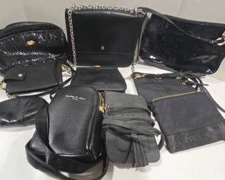 Collection Of Small Black Purses