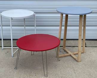 Three Small Tables 