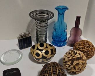 Eclectic Collection Of Decor Items