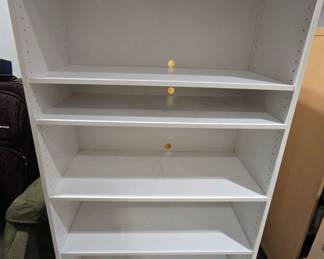61 Tall White Bookcase