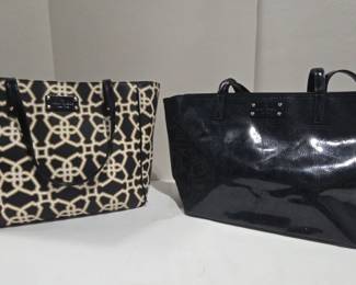 Two Large Kate Spade Tote Bags Purses