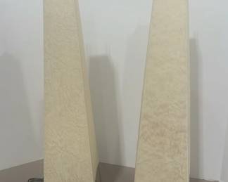 Two PaperShade Table Lamps 