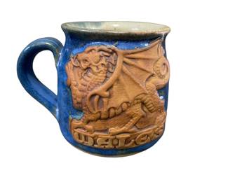Wales Dragon Blue 3D Mug 