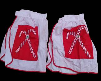 Candy Cane Aprons 