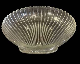 Vintage Anchor Hocking Clam Shell Bowl 