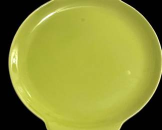 Mid Century Lime Ranch Style Platter 